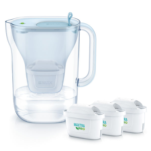 ブリタ（BRITA）浄水器 スタイルエコ ブルー マクストラプロ カートリッジ 3個付き