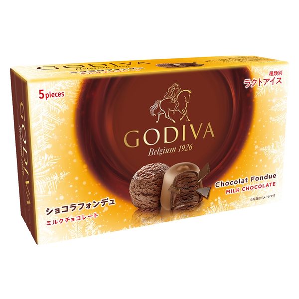 ゴディバ [アイス] ゴディバ ショコラフォンデュ ミルクチョコレート 12ml×５粒×12箱 4531714130562（直送品）