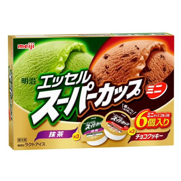 明治 [アイス] 明治 エッセル スーパーカップ ミニ 抹茶・チョコクッキー 480ml×8個 4902705080263（直送品）