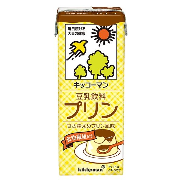 キッコーマンソイフーズ 豆乳飲料 プリン 200ml×18個 4930726102398（直送品）