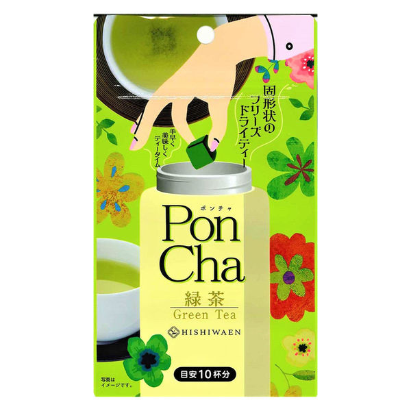 菱和園 ＰｏｎＣｈａポンチャ 緑茶 10粒 10g×12個 4977578410479（直送品） - アスクル