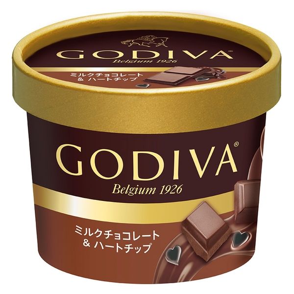 ゴディバ [アイス] ゴディバ　ミルクチョコレート＆ハートチップ 90ｍｌ×36個 4531714089655（直送品）
