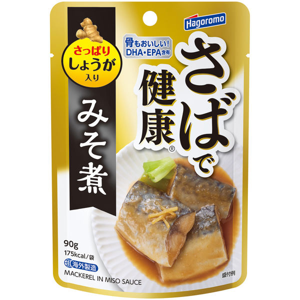 Amazon | はごろも さばで健康 みそ味 (パウチ) 90g (1416)×12個