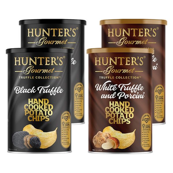 Hunter Foods ハンター ポテトチップス 黒トリュフ風味/白