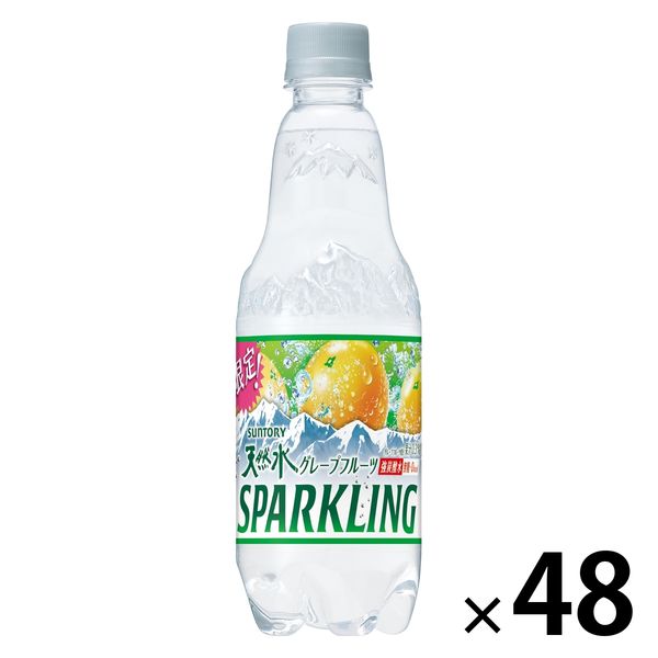 サントリー天然水スパークリング グレープフルーツ 500ml 1セット（48本）