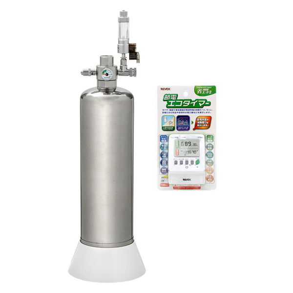 化学反応式Co2添加機 2ヶ月使用美品 説明書付き - 魚用品/水草