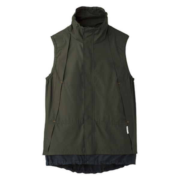 WAX Mサイズ 中綿ベスト カーキ WX-0390 WAX Mサイズ 中綿ベスト カーキ WX-0390（WAX(ワックス) 中綿
