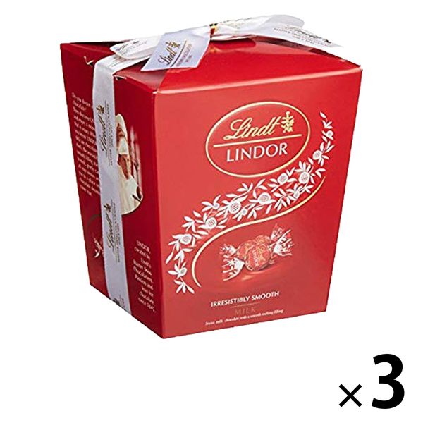 リンツ リンドール・ミルクBOX 3個 三菱食品 輸入チョコレート ギフト ...