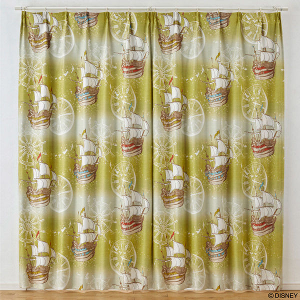 スミノエ ピーターパン カーテン ディズニー フライインザスカイ