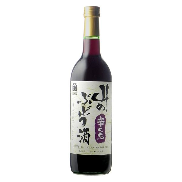 はこだてわいん はこだて 山のぶどう酒 辛口 赤 720ml