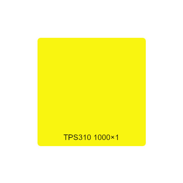 リンテックサインシステム タックペイント　一般タイプ　ＴＰＳ３１０　カナリアイエロー　1000mmx1m 060432 1枚（直送品）