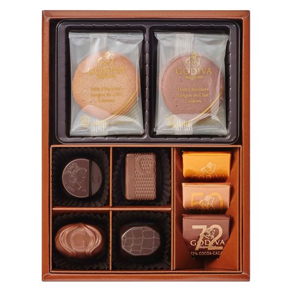 GODIVA〉チョコレート&クッキーアソートメント チョコレート7粒