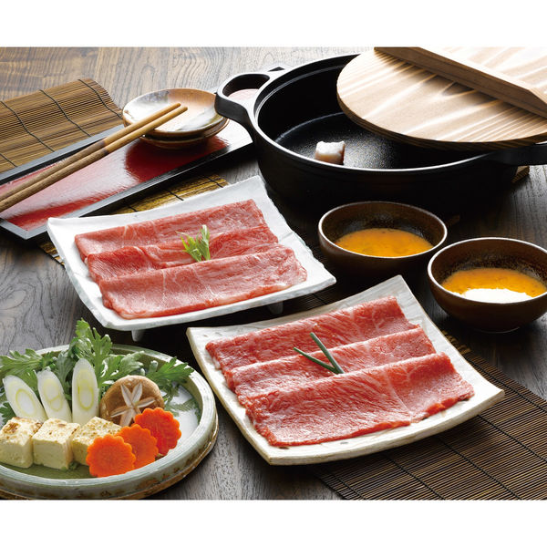 サニーフーズ 松阪牛とくまもとあか牛のすきやき肉 SE-755 1セット（直送品） 8,100円