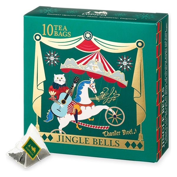 ルピシア JINGLE BELLS（ジングルベル） ティーバッグ 限定デザインBOX 1個（10バッグ入）