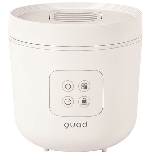 QUADS スチーム加湿器2.5L　連続加湿 ホワイト QS328WH 1台（直送品）