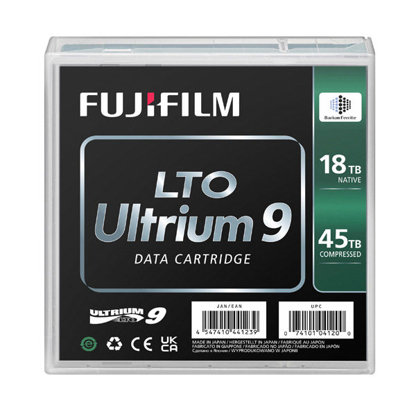 富士フイルム LTO9テープ LTO FB UL-9 18.0T J 1巻（直送品） - アスクル