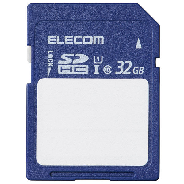 SDカード SDHC 32GB Class10 UHS-I U1 80MB/s MF-FS032GU11C エレコム