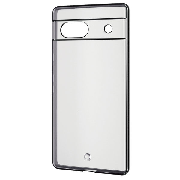 Google Pixel 7a ケース ソフト カバー メタリック加工 ブラック PM-P231UCTMKBK エレコム 1個（直送品）