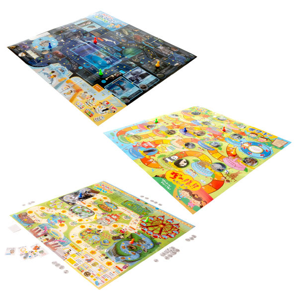 新着 アーテック 楽しいすごろく3点セット水族/動物/テーマパーク 筆記具