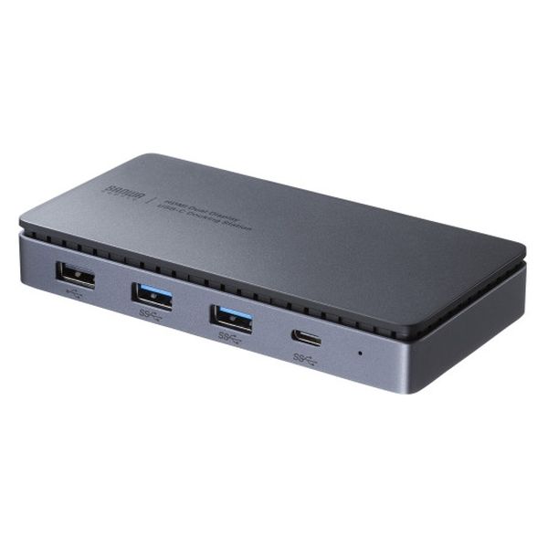サンワサプライ USB Type-Cドッキングステーション（HDMI×2画面出力対応） USB-CVDK15 1個（直送品）
