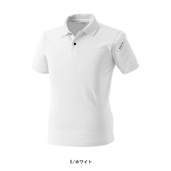 【TSデザイン】ACTIVE COLOR LAB ESショートスリーブポロシャツ  4065  S  05　ホワイト  1着（直送品）