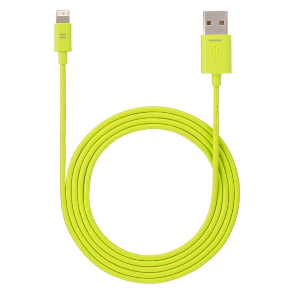 ライトニングケーブル 1.2m USB(A)[オス]-Lightning[オス] 1本 グリーン SoftBank SELECTION（直送品）