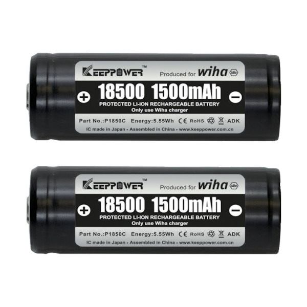 Wiha 充電式絶縁ドライバー SpeedE[[R中]][[R2]] 交換用バッテリー2本セット 599001 1セット(2本)（直送品）