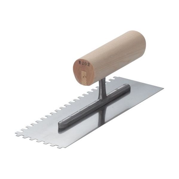 ナルセ商工 カネ三 ステンレスクシ目角鏝 SKK-270 1丁 851-0917（直送品）