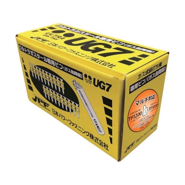 日本パワーファスニング JPF UG3032ピン 1000キット FCー2Rガス スペーサー付き UG3032-S 1ケース(1000本)（直送品）