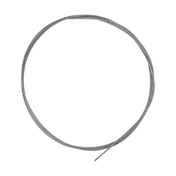 トラスコ中山 TRUSCO ステンレスワイヤカットロープ 0.81φ×1000mm 両端加工なし SCW081X1M 1本 364-5290（直送品）