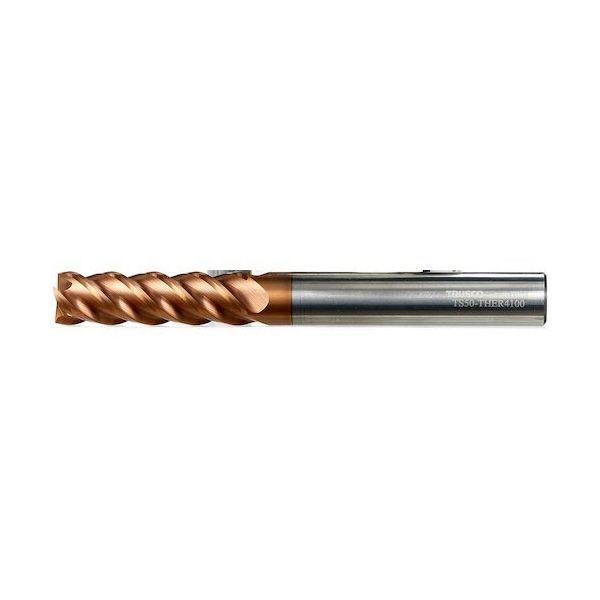 トラスコ中山 TRUSCO 超硬ハイヘリカルスクエアエンドミル(4枚刃・ギャッシュランド付)16.0 TS50-THER4160 1本（直送品）
