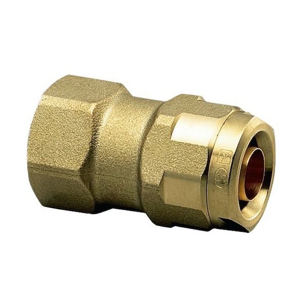 オンダ製作所 ダブルロックジョイント WJ2型 テーパめねじ(黄銅) Rc3/4×13A WJ2-2013-S 1個 515-8517（直送品）