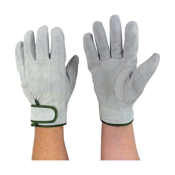 吉野 牛床革手袋 床レンジャー SY-300R 1双 134-4290（直送品）