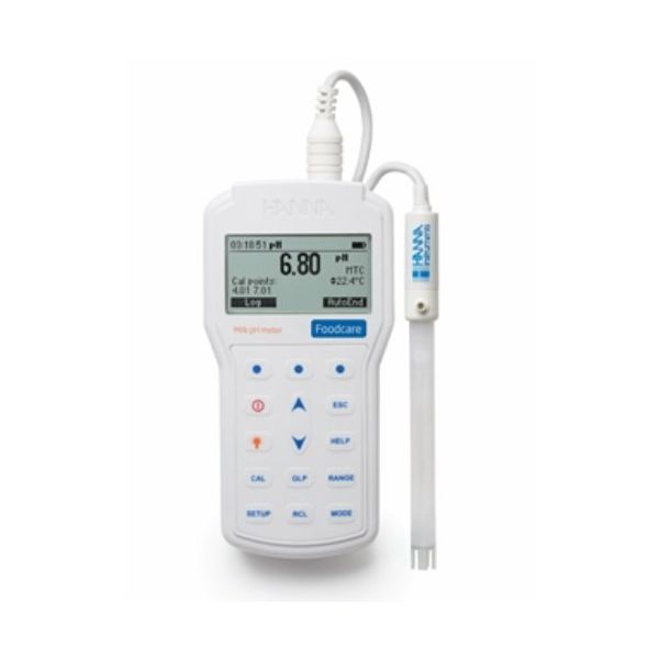 ハンナ インスツルメンツ・ジャパン ハンナインスツルメンツ 牛乳用pH/ °C計 HI 98162 HI98162 1式(直送品)