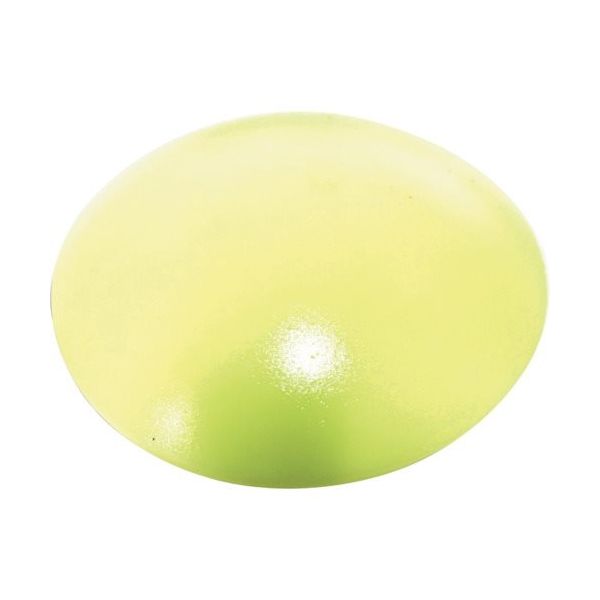 KTX 夜間誘導灯 10年光 蓄光シリコーン 60φドーム型枠なし 屋内・屋外用 メンテナンス不要 DM-60YG 1個 520-8711（直送品）