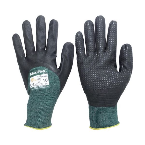 ATG エーティージー 耐切創手袋 マキシフレックス・カット 34ー8453 XLサイズ 34-8453-XL 1双 545-3884（直送品）