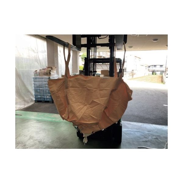 ユタカメイク フレコンバッグ 排出口有 直径1100mm×高さ750mm 500kg W-611 1枚(1個) 261-8266（直送品）