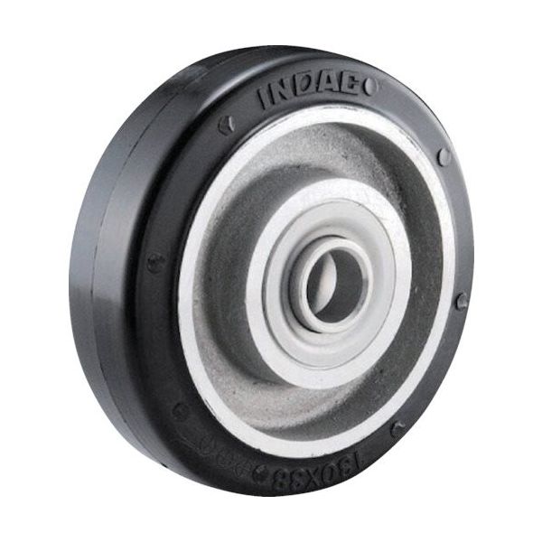 イノアックコーポレーション イノアック 中荷重用キャスター ステンレス 車輪のみ φ100 R-100AW 1個 135-7225（直送品）