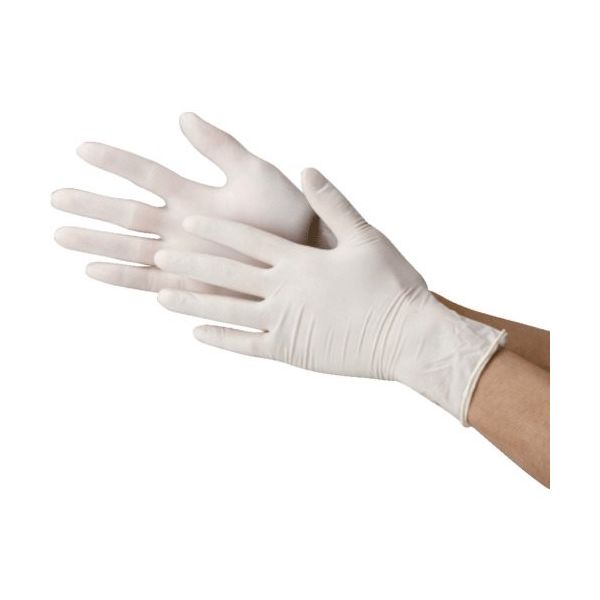 川西工業 川西 天然ゴム使い切り手袋粉無 #2132 M ナチュラル 100枚入 2132-M 1箱(100枚) 524-0792（直送品）