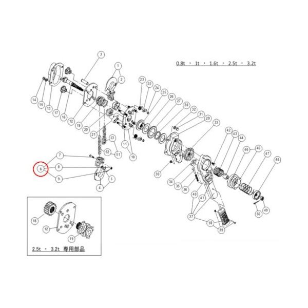 キトー レバーブロック用部品 クサリピンイッシキ L4BA008-10411 1個 463-7353（直送品）