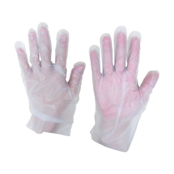 宇都宮製作 シンガー ポリスリム手袋 箱入クリア(100枚入) SS LPE0183SETBSS 1箱(100枚) 493-7280（直送品）