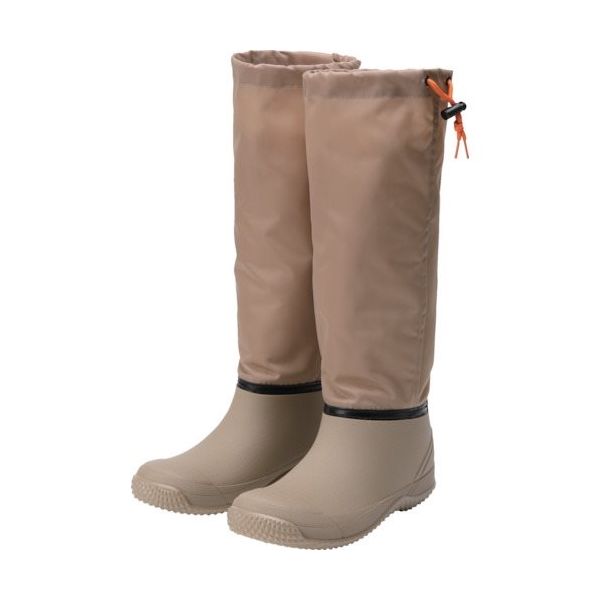 丸五 MARUGO 軽量長靴 マンダム#60 ベージュ 27.0cm MNDM60-BE-270 1足 472-9011（直送品）