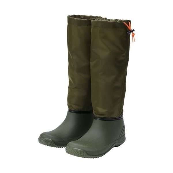 丸五 MARUGO 軽量長靴 マンダム#60 カーキ 28.0cm MNDM60-KH-280 1足 472-7466（直送品）