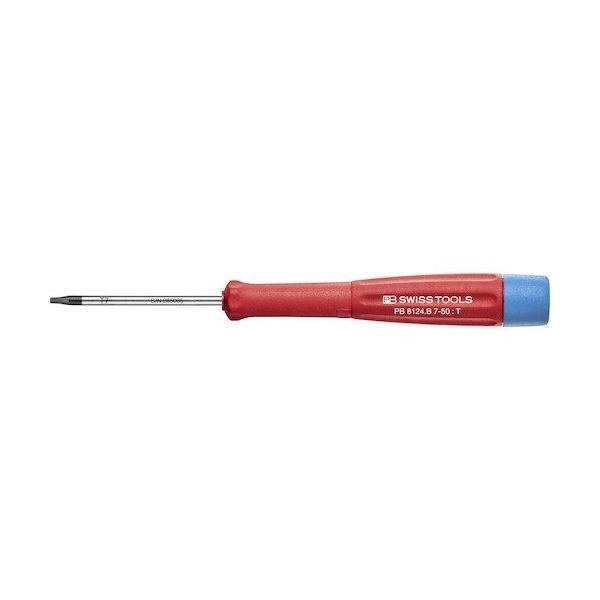PB SWISS TOOLS PBスイスツールズ スイスグリップ精密ヘクスローブドライバー 8124.B7-50 1本 543-3329（直送品）