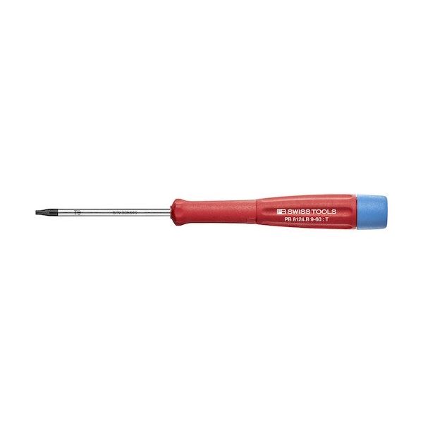 PB SWISS TOOLS PBスイスツールズ スイスグリップ精密ヘクスローブドライバー 8124.B9-60 1本 543-3364（直送品）