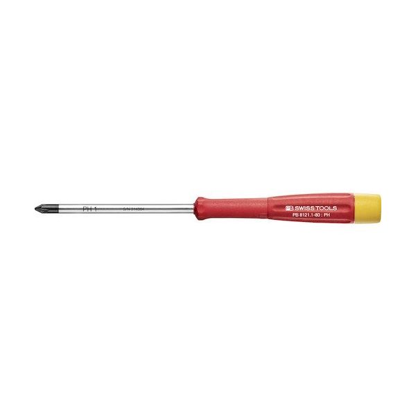 PB SWISS TOOLS PBスイスツールズ スイスグリップ精密プラスドライバー 8121.1-80 1本 543-3356（直送品）