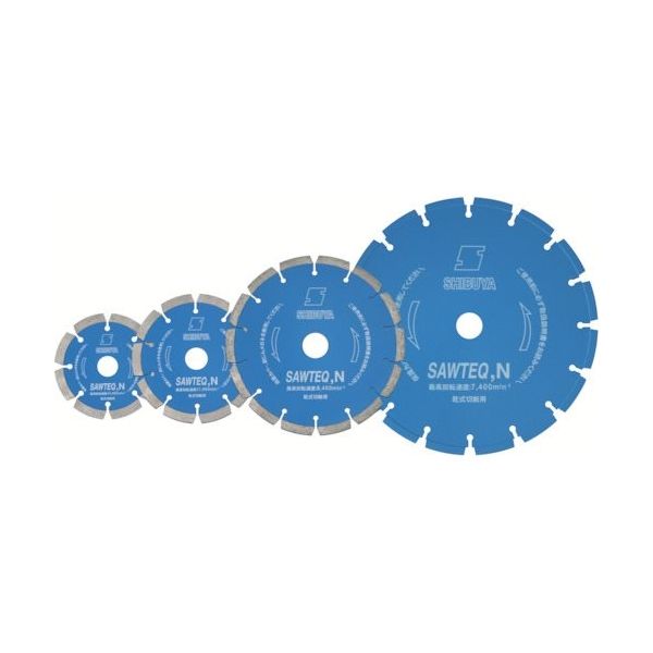 シブヤ SHIBUYA ドライブレードSAWTEQ N 12インチ SAWTEQN12 1枚 852-4028（直送品）