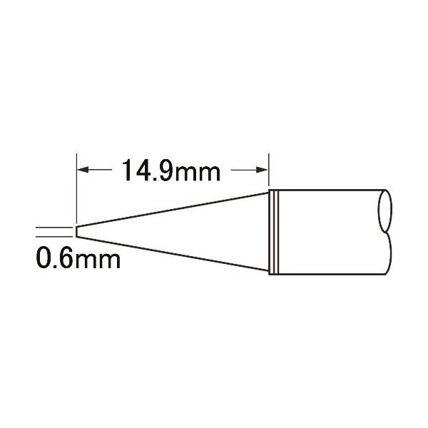 オーケー・インターナショナル メトカル Metcal MFRー1110・2210シリーズ チップカートリッジ SFP-CNL06 1本（直送品）