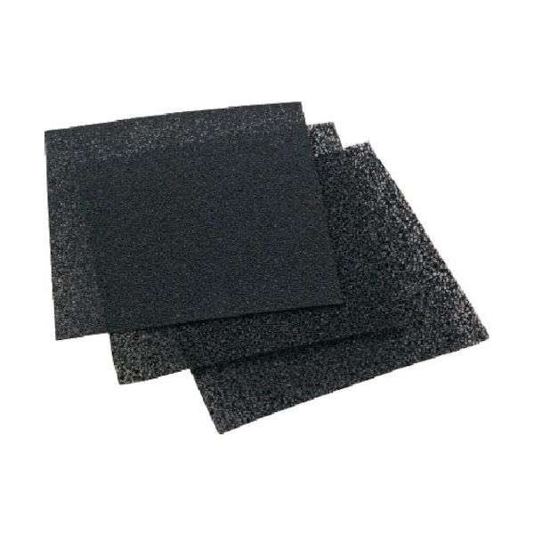 ユー・イー・エス UES 活性炭ウレタンフィルタ9mm厚 UF-PU9-50 1枚 406-6365（直送品）