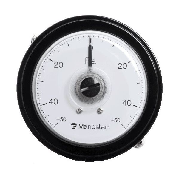 山本電機製作所 マノスター WO81 パネル丸形 70Pa 風量計 垂直 WO81PCT70DMV 1台 221-7870(直送品)